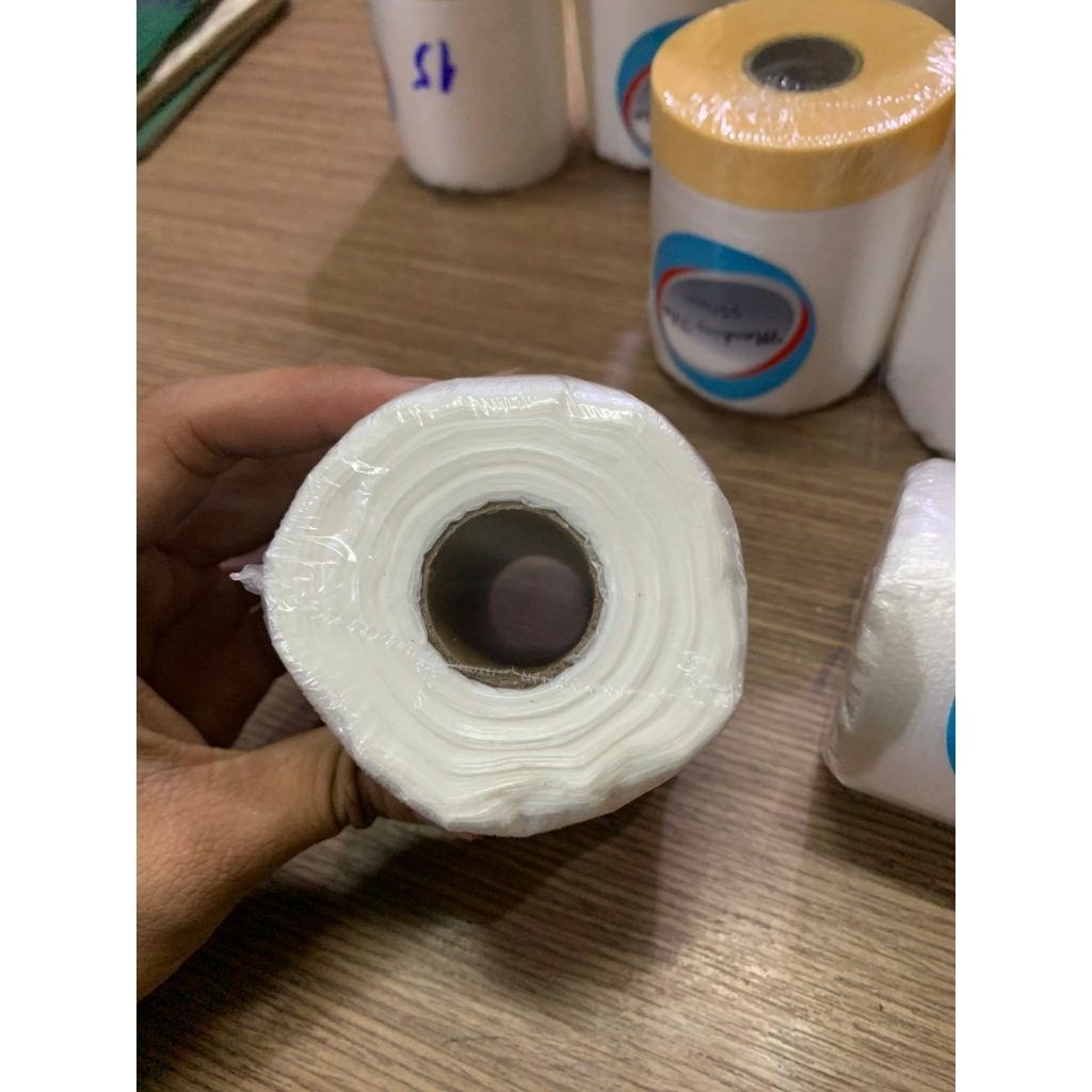 Màng nilon che sơn, che bụi có keo dán, khóc không để lại keo