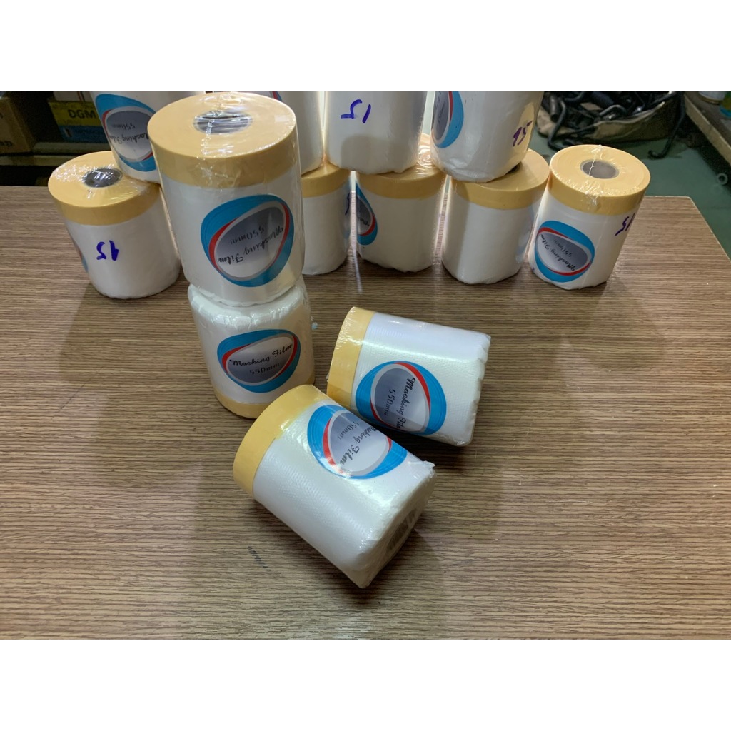 Màng nilon che sơn, che bụi có keo dán, khóc không để lại keo