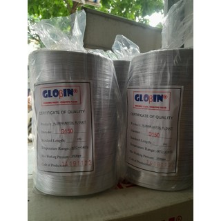 Ống gió mềm không bảo ôn d100-d150-d200-d250-d300 - co giãn 8m/1 cuộn