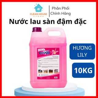 Nước lau sàn đậm đặc ferona hương lily 10kg làm sạch nhanh, sạch khuẩn, lưu hương thơm ngát