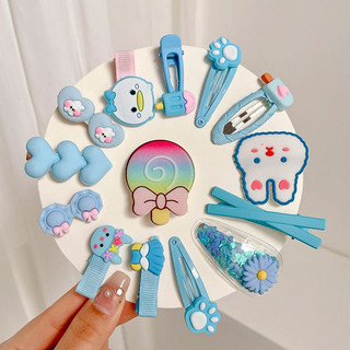 Sét 10 kẹp tóc đáng yêu cho bé
