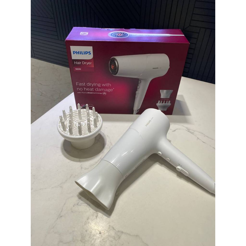 Máy sấy tóc Philips series 5000 BHD500/20 nội địa Đức công suất 2100W, máy sấy táo tạo kiểu salon GermanySnT 210066