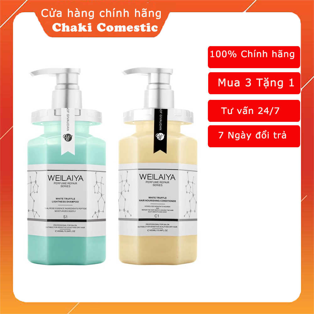 Cặp Dầu Gội Xả Phục Hồi Đa Tầng Nấm Truffle Weilaiya, Phục Hồi Tóc Khô Xơ, Sạch Gàu, Lưu Hương Nước Hoa
