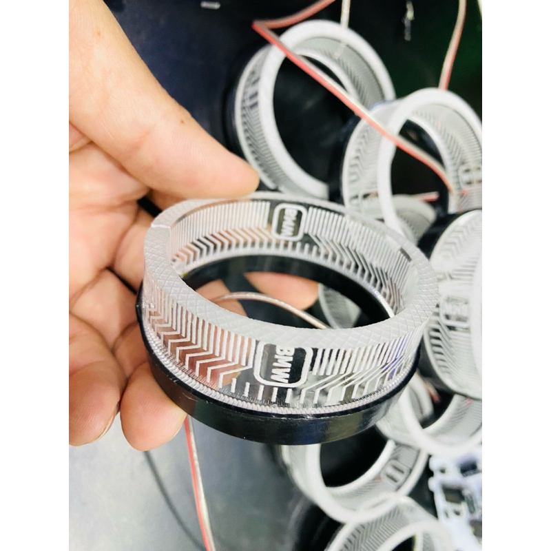 Vòng 3D tròn màu trắng cho bi 2.0 inch - dùng cho bi titan Black mini 2.0