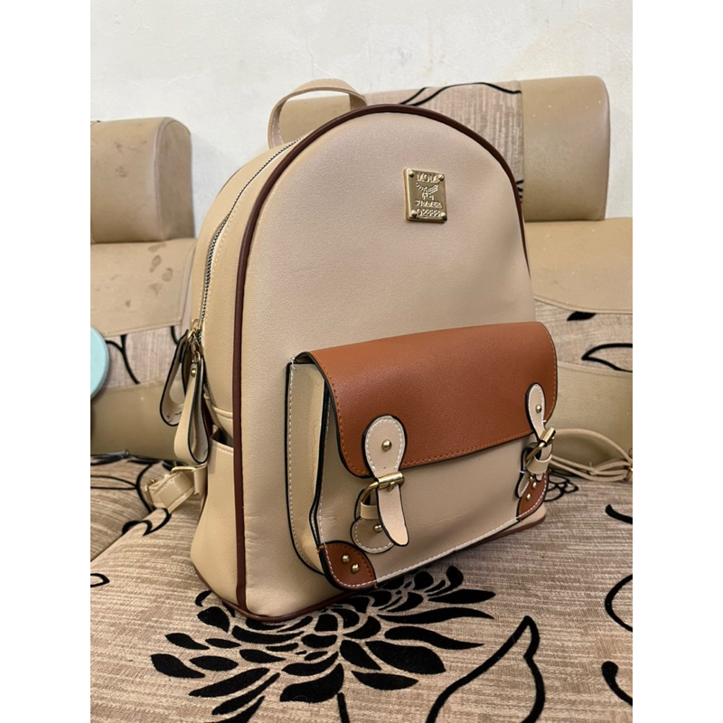 Balo đi học , balo thời trang nam nữ , da dày hoạ tiết logo hình ảnh thật shop chụp, thích hợp làm balo túi xách đi học