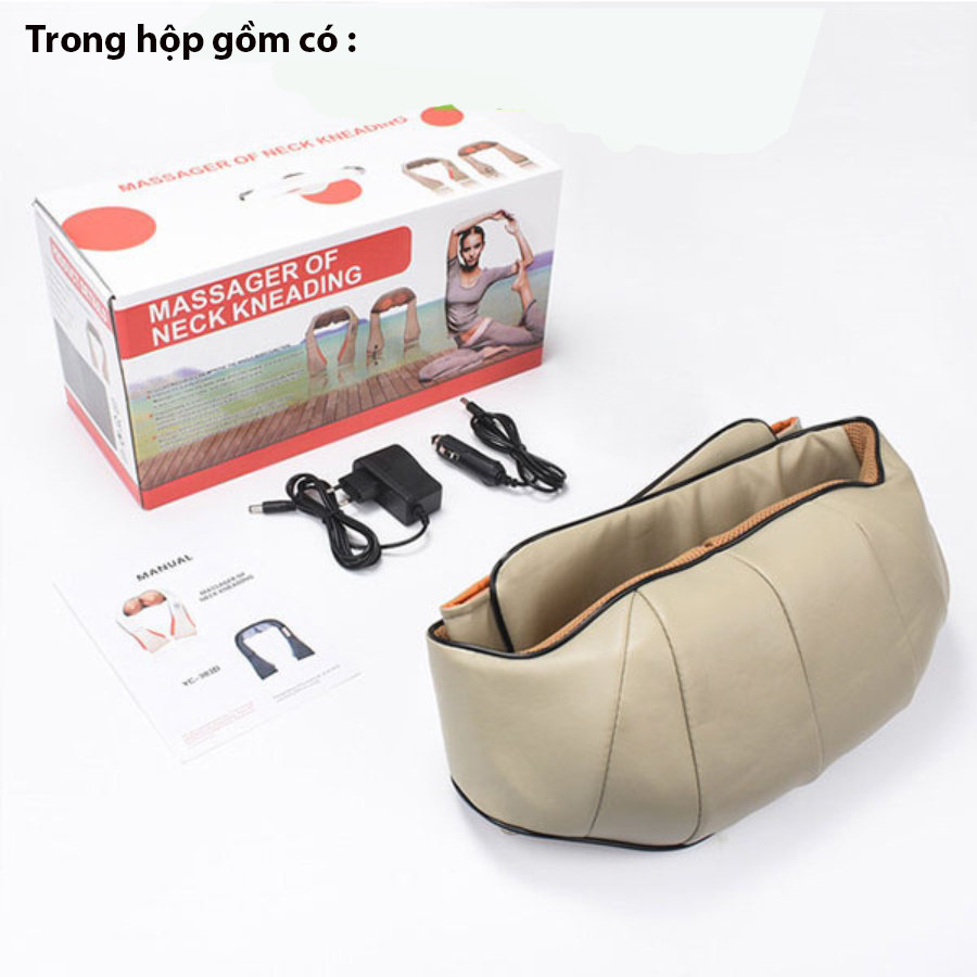 Máy Massage Đa Năng Cổ Vai Gáy Hồng Ngoại 6D HM-V85 , Đai mát xa đa năng, matxa vai gáy, bụng, Cổ, lưng eo, chân tay