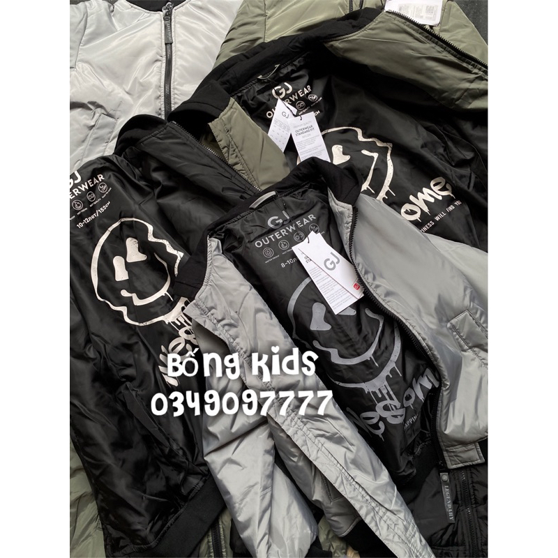 Áo Phao Hoodie Bé Trai Basic GÊ