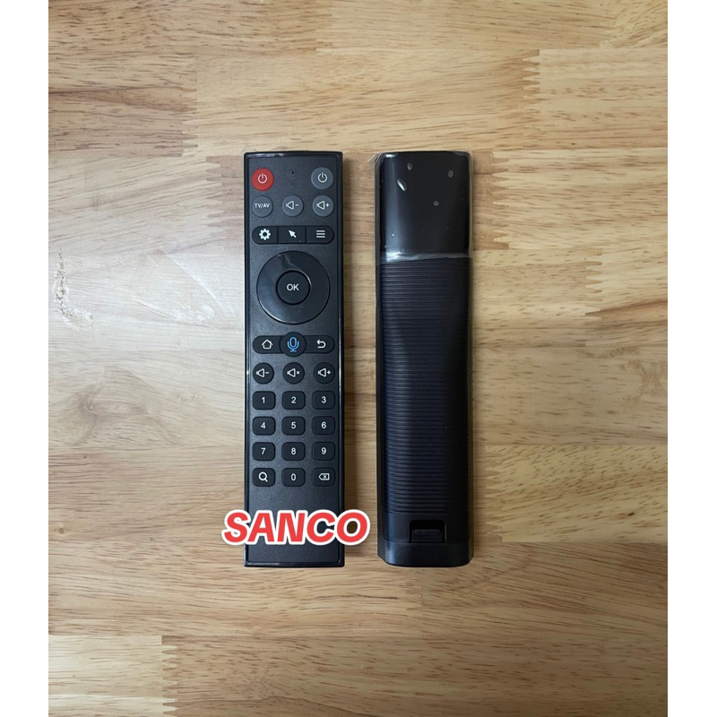 Remote điều khiển Tivi Sanco giọng nói đa năng