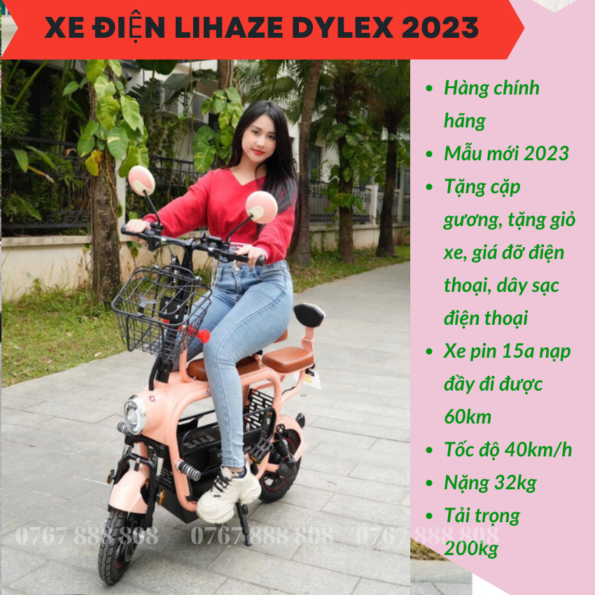 Xe điện hotgirl Lihaze 3 yên ✳️ 𝐱𝐞 đ𝐢𝐞̣̂𝐧 𝐡𝐨𝐭𝐭𝐫𝐞𝐧𝐝✳️Xe điện lihaze gấp gọn - chìa khóa thông minh chống trộm