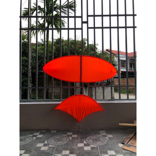 diều cacbon 1m7 1 màu lắp ghép