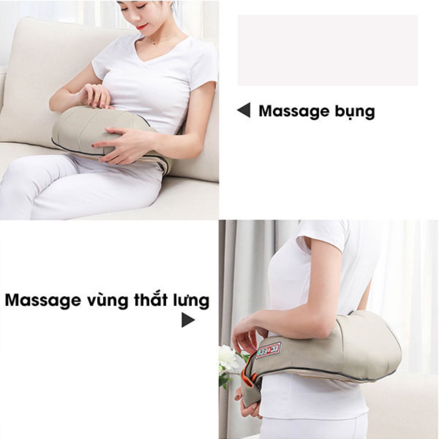 Máy Massage Đa Năng Cổ Vai Gáy Hồng Ngoại 6D HM-V85 , Đai mát xa đa năng, matxa vai gáy, bụng, Cổ, lưng eo, chân tay