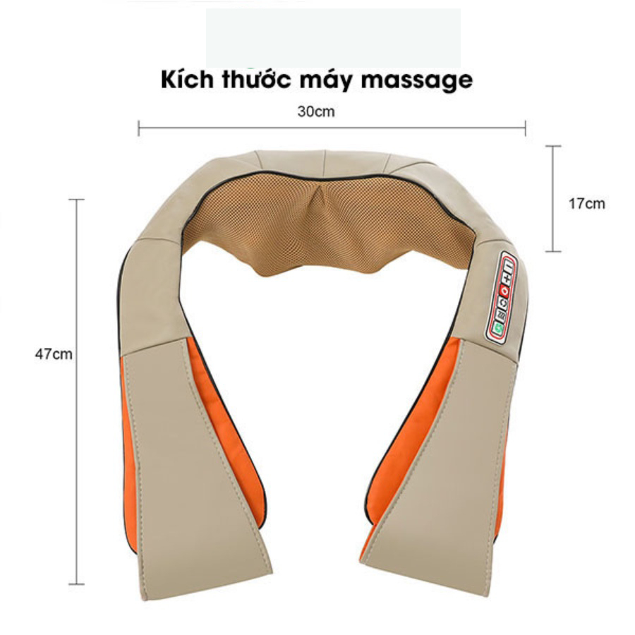 Máy Massage Đa Năng Cổ Vai Gáy Hồng Ngoại 6D HM-V85 , Đai mát xa đa năng, matxa vai gáy, bụng, Cổ, lưng eo, chân tay