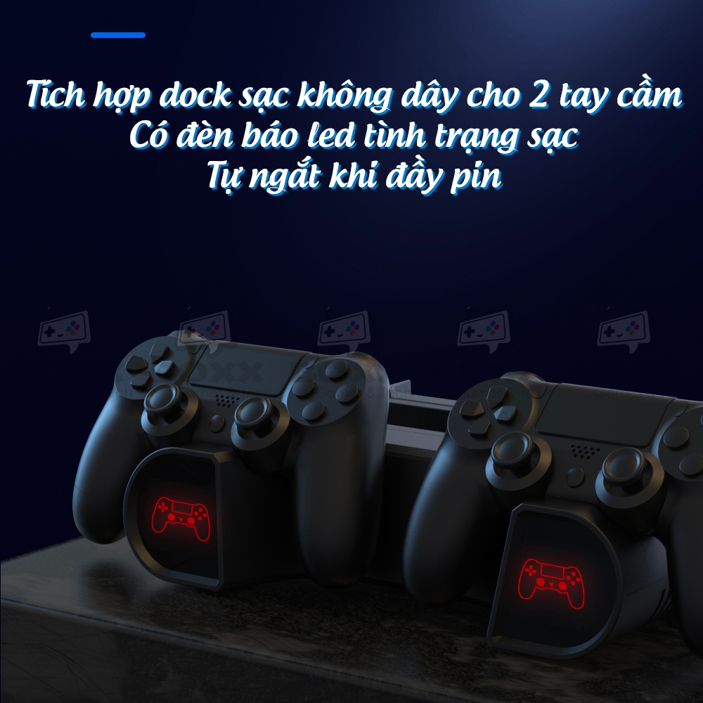 Đế tản nhiệt cho máy PS4 Slim, PS4 Pro chính hãng Dobe