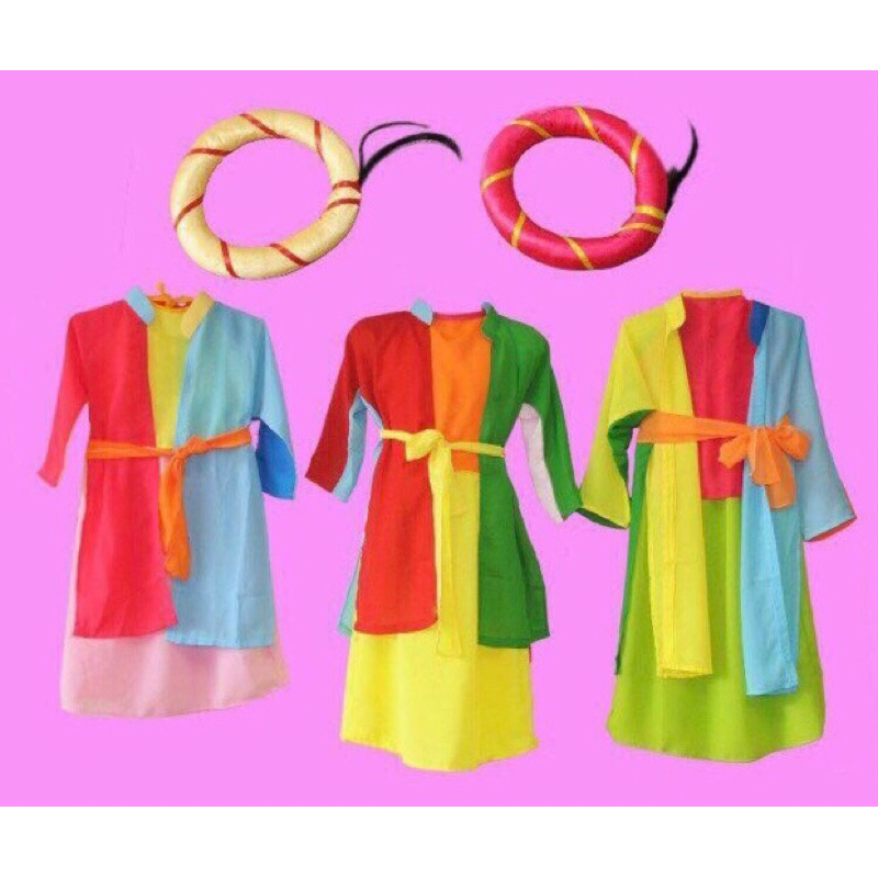 áo dài tứ thân cho bé gái