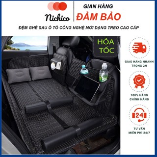 Đệm treo ghế sau oto vừa mọi loại xe,nệm hơi ô tô, miếng lót nằm xe, đệm xe 4 chỗ, 5 chỗ, 7 chỗ