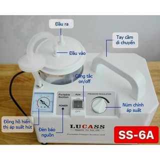 Máy hút dịch 1 bình Lucass