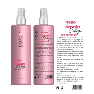 SỮA dưỡng tóc nano karatin collagen KATACHI