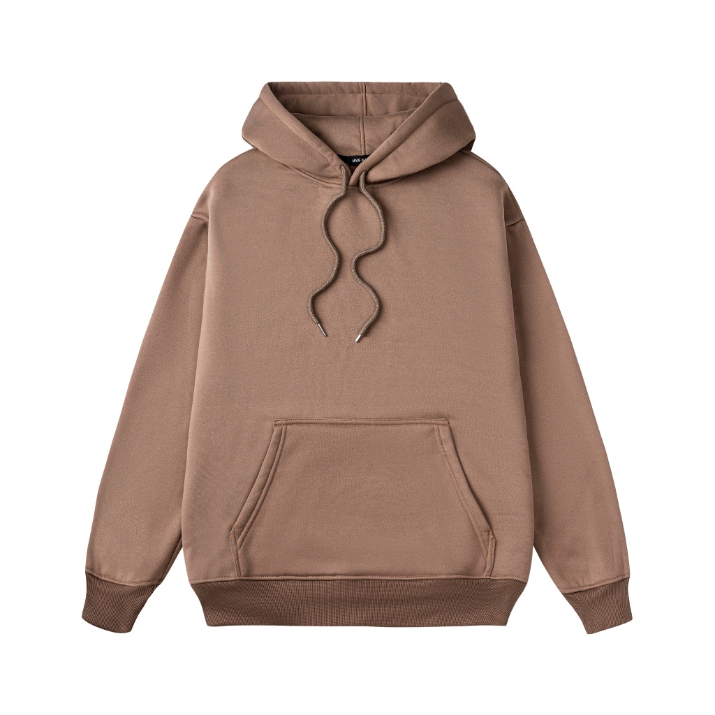 Áo khoác hoodie Local Brand Unisex nam nữ fom rộng TRƠN Màu Sắc Thanh Lịch Màu Trắng Đen Xám Xanh Rêu Nâu Cam Đất