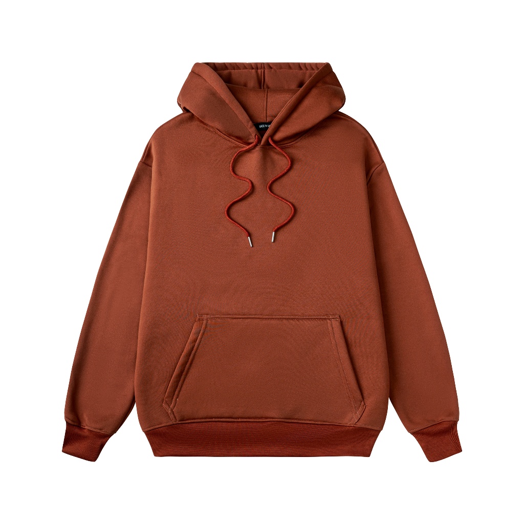 Áo khoác hoodie Local Brand Unisex nam nữ fom rộng TRƠN Màu Sắc Thanh Lịch Màu Trắng Đen Xám Xanh Rêu Nâu Cam Đất