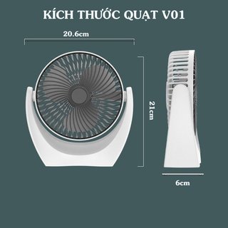 Quạt USB-Quạt Mini Để Bàn Tiện Ích