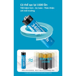 Pin sạc AA, AAA 1.5V Li-on PUJIMAX