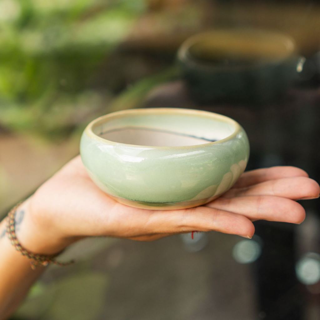 Chậu Men Vintage mini - Ang bo không ế  - Men loại 1 - Trồng cây gì cũng rất là nghệ thuật | Bloom Garden