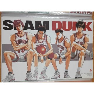 Phụ kiện Slamdunk tổng hợp poster card clear file obi bìa 2 mặt kèm theo của bản in đầu Kim Đồng nxb