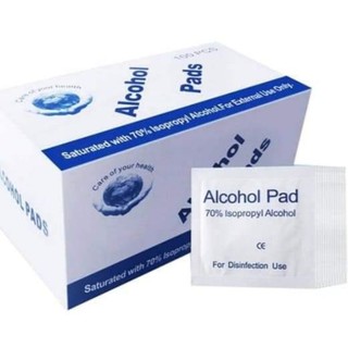 Bông tẩm cồn sát trùng Alcohol pad hộp 100 miếng