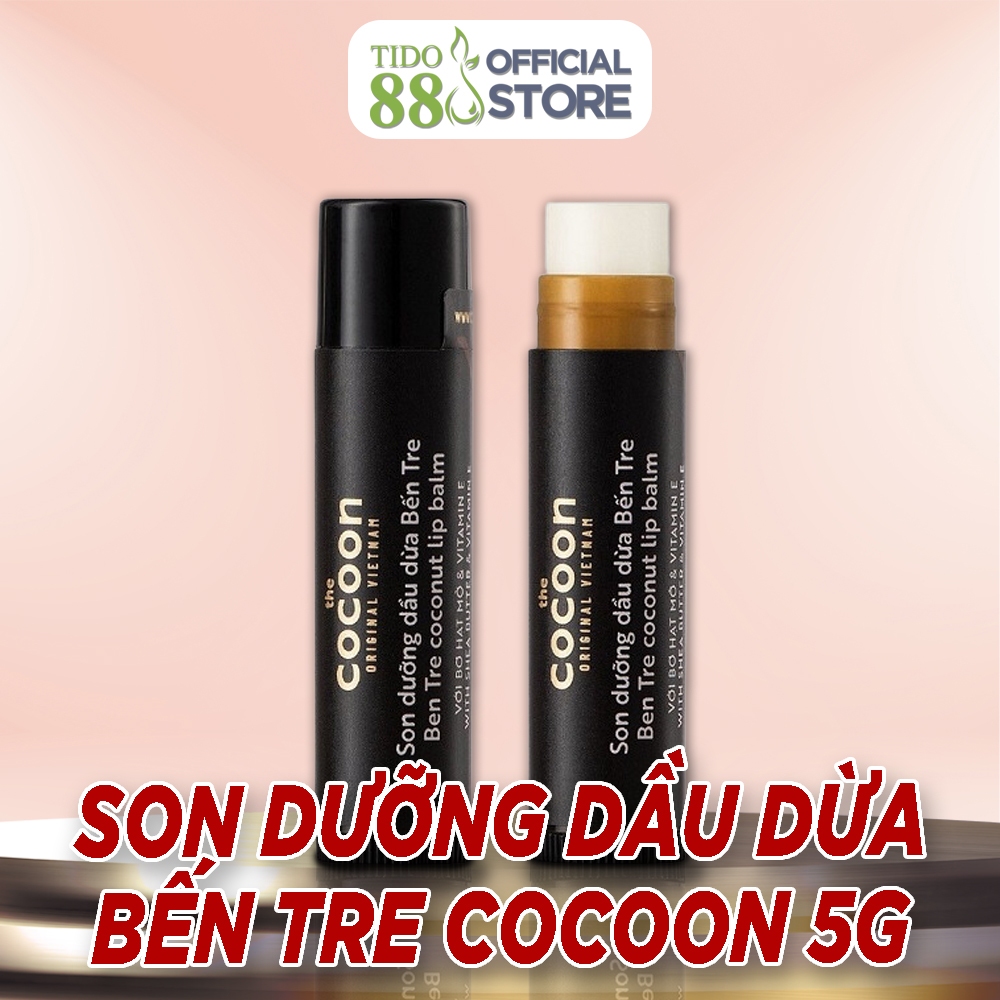 Son dưỡng môi dầu dừa Bến tre Cocoon 5g NPP Tido88