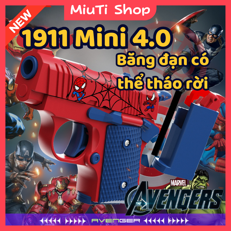 1911 MINI in 3D  - Đồ Chơi súng Nhựa ABS An Toàn, Giải Trí, CHÍNH HÃNG|
