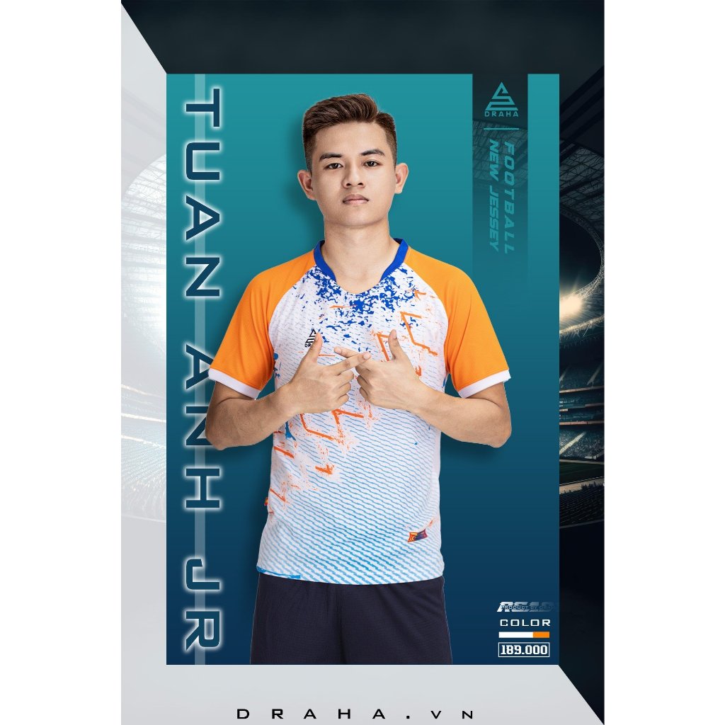 BỘ QUẦN ÁO BÓNG ĐÁ DRAHA MẪU MỚI NHẤT READY.