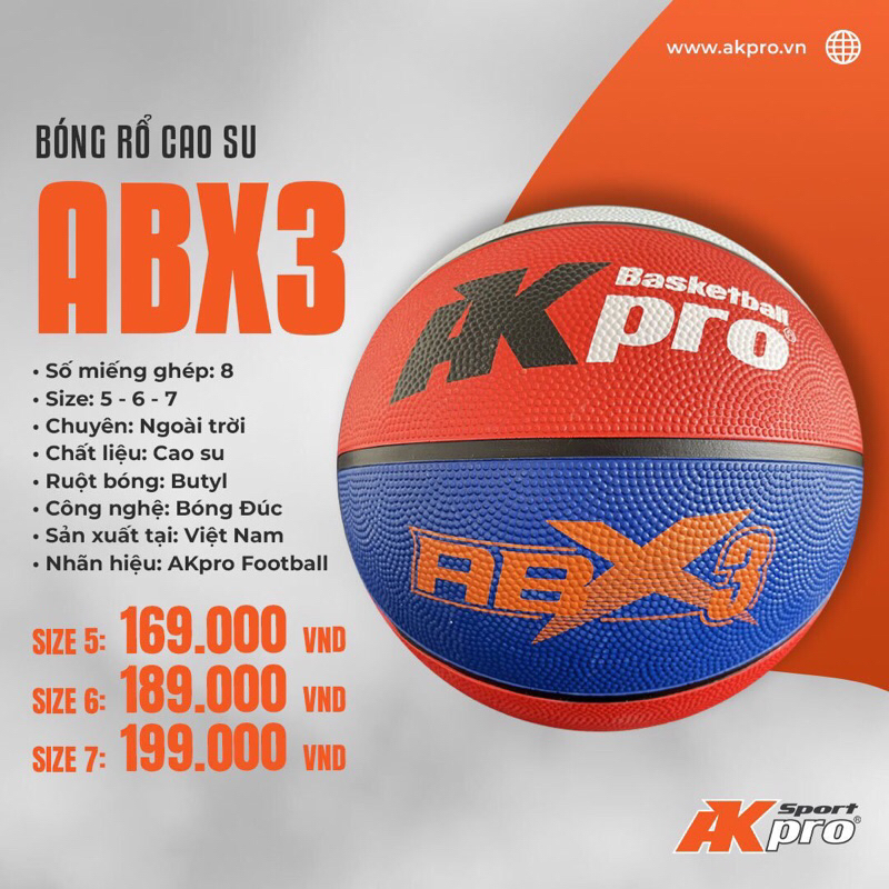 Bóng Rổ AK Pro