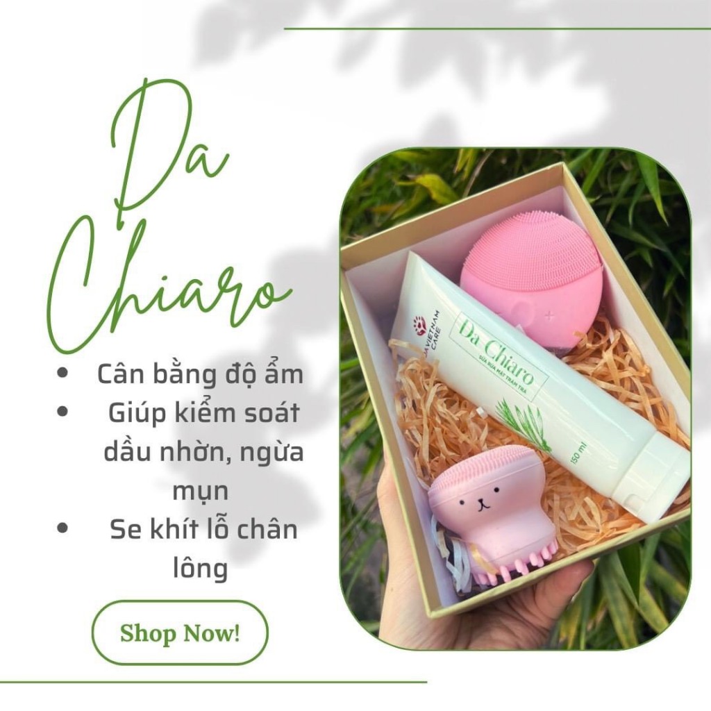 Sữa Rửa Mặt Tràm Trà DACHIARO - DAVIETNAM CARE 150ml