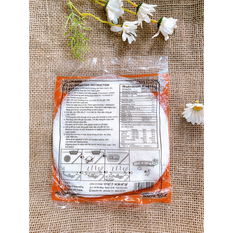 5 gói Bánh tráng rế chính hãng Như Ý Thơm ngon Giòn xốp