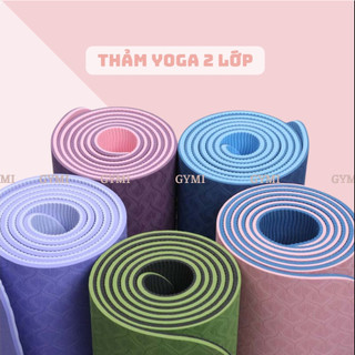 Thảm tập yoga | thảm tập gym tpe siêu bền 6mm hàng cao cấp