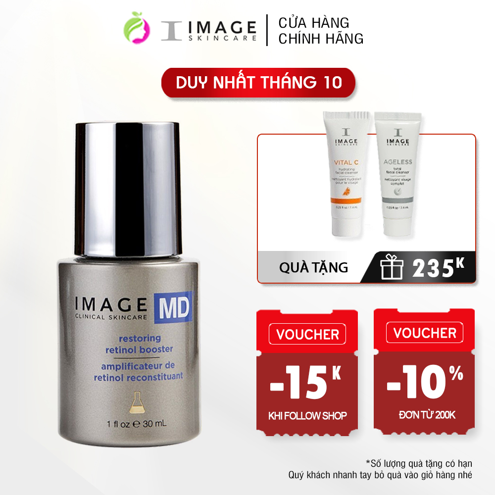 Tinh chất retinol trẻ hóa da, mờ sẹo thâm Image Skincare MD Restoring Retinol Booster 30ml