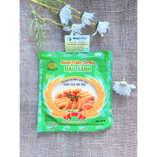 Bánh tráng bò bía đậu xanh