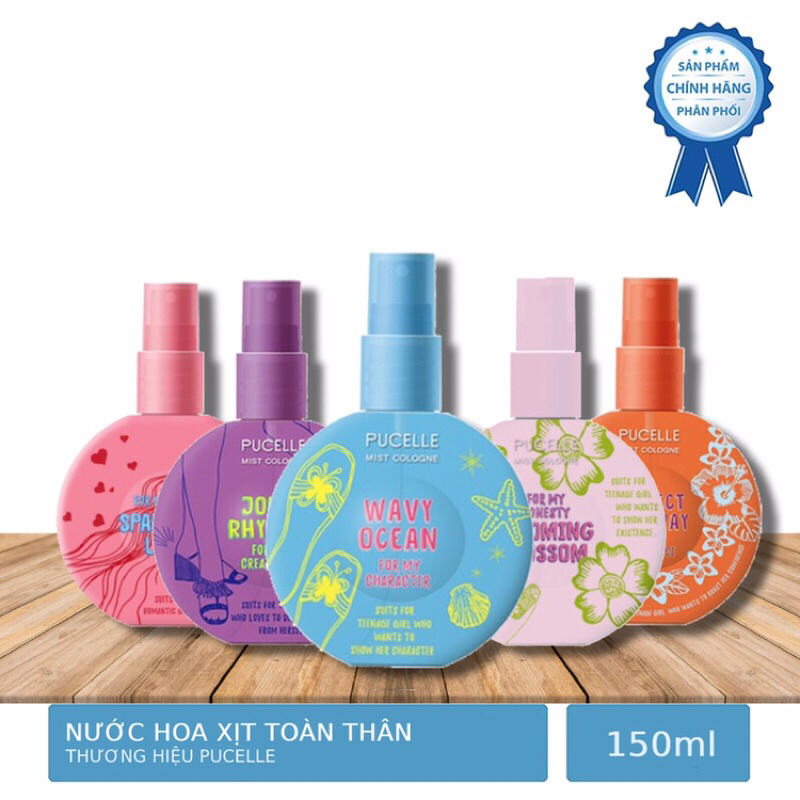 Nước Hoa Xịt Thơm Body Trẻ Em Pucelle 150ml