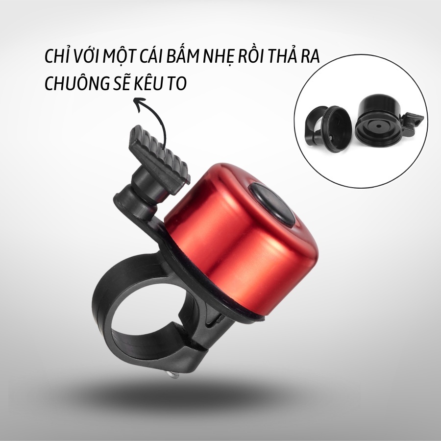 Chuông xe đạp siêu SALE 50%, Còi xe đạp vang tiện lợi khi đạp xe BikeBay