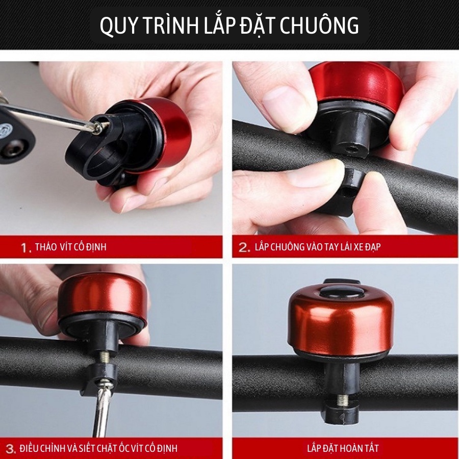 Chuông xe đạp siêu SALE 50%, Còi xe đạp vang tiện lợi khi đạp xe BikeBay