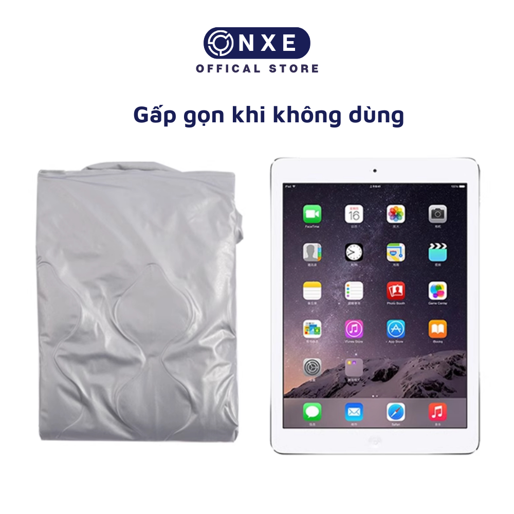 Nệm hơi ô tô 4 7 chỗ loại dày onxe vải nỉ kèm sẵn bơm 4 màu nệm hơi phù hợp hàng ghế sau xe ô tô