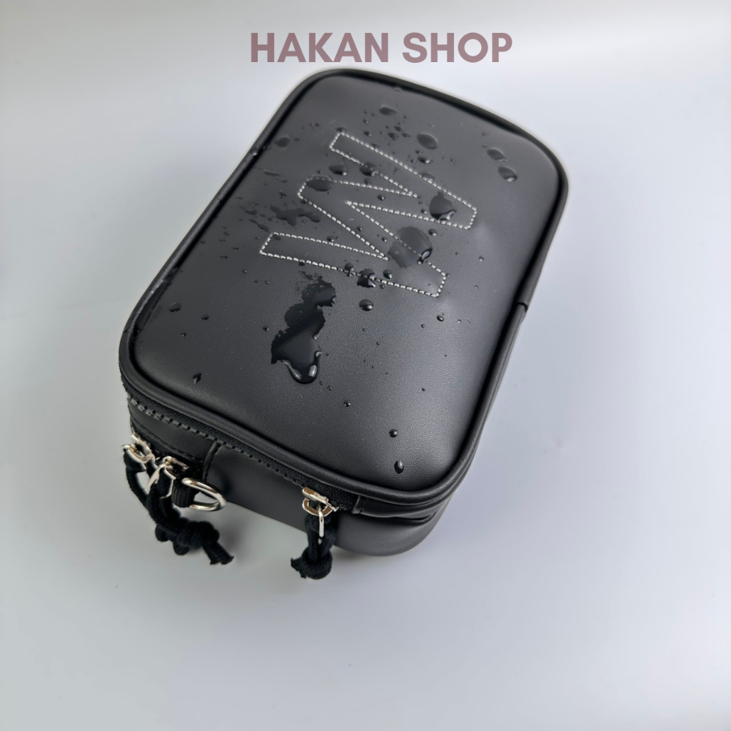 Túi Đeo Chéo Nam Nữ Life Work Chất Liệu Da Si Chống Nước Kèm Túi Nhỏ Size 20Cm*14Cm*7Cm