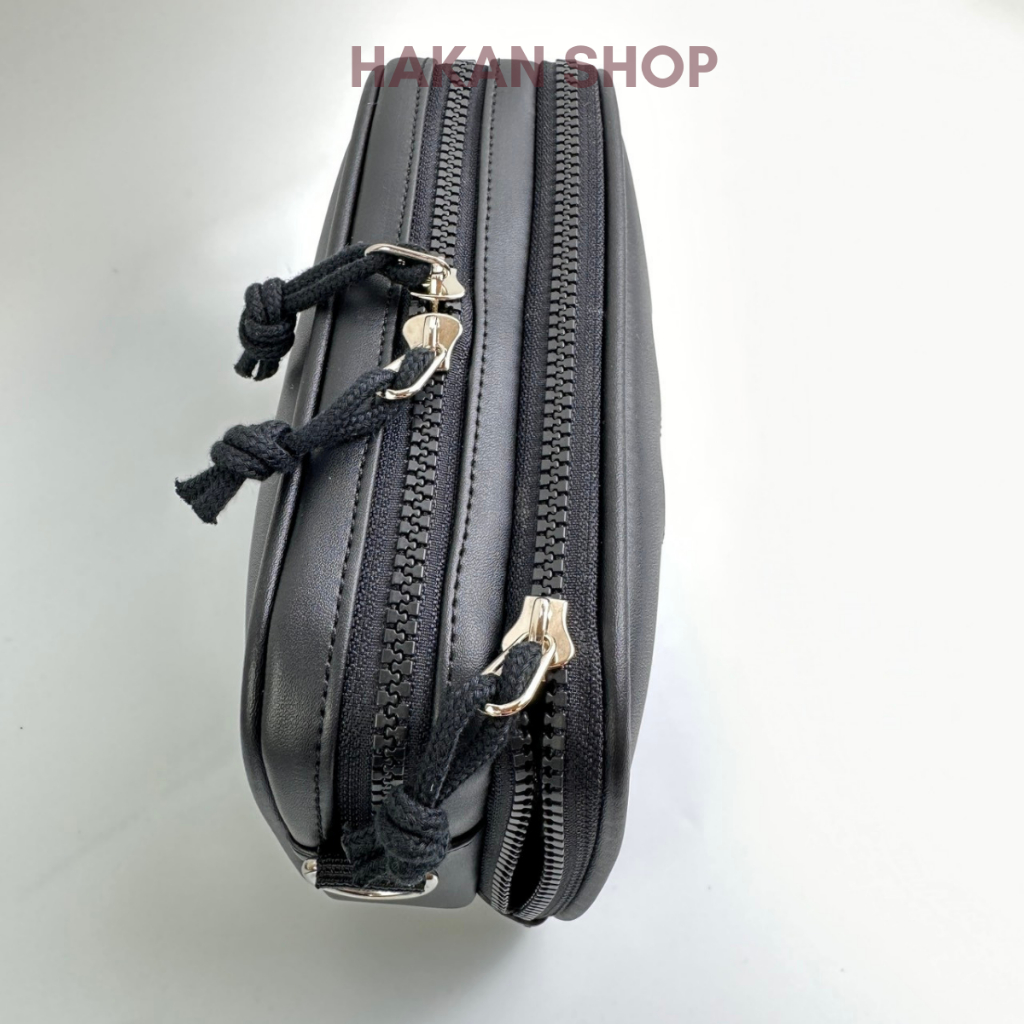 Túi Đeo Chéo Nam Nữ Life Work Chất Liệu Da Si Chống Nước Kèm Túi Nhỏ Size 20Cm*14Cm*7Cm