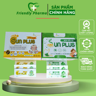 Combo men vi sinh sunplus và sữa non sun plus, men hữu cơ giúp bé tăng cân, hệ tiêu hóa tốt, tăng đề kháng cho bé