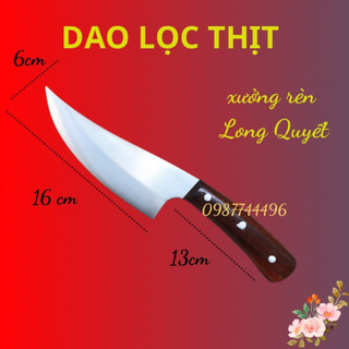 Dao làm bếp chuyên thái lọc các loại thịt thép trắng nhật không rỉ Dao Lý Nhân
