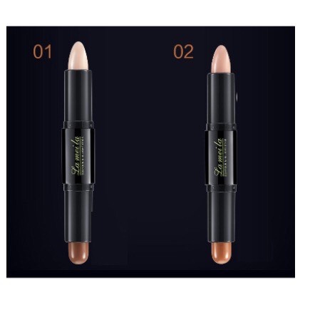 Bút Tạo Khối Và Che Khuyết Điểm 2 Đầu Lameila Contour & Hi-light Stick