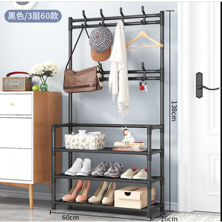 Kệ để giày dép kệ giầy kệ giày dép 3 Tầng kệ dép thông minh đa năng 3 Trong 1 kê dép nhua Giá Kệ Treo Quần Áo giá để già