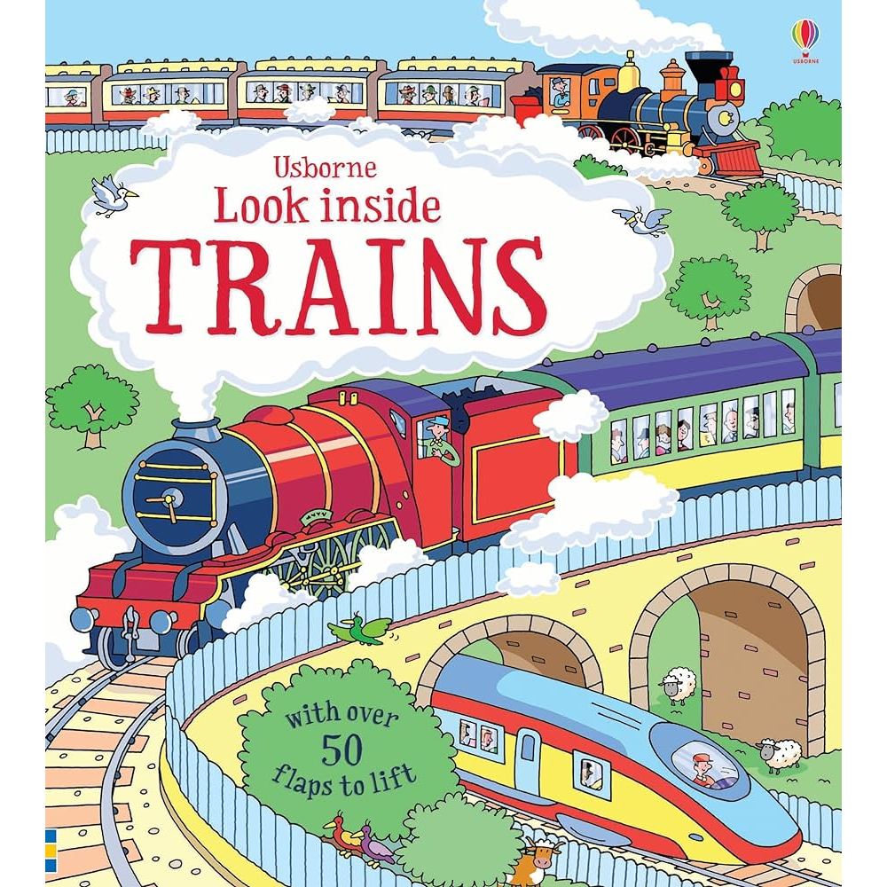 Sách tiếng Anh - Look inside Trains