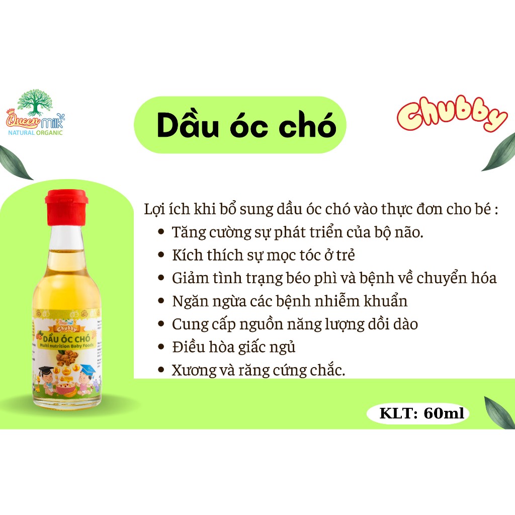 Dầu ăn dặm Chubby