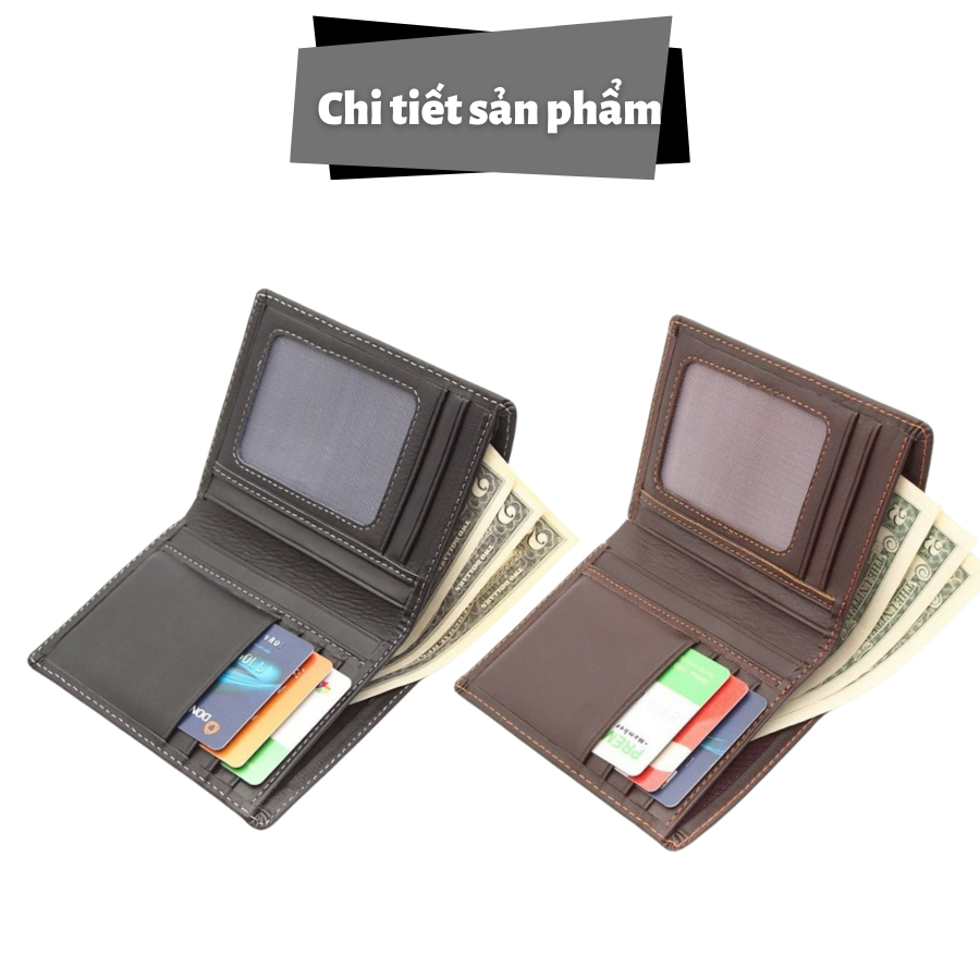 Ví Nam Xịn Da Thật Nhập Khẩu Cao Cấp - Bóp Nam Thời Trang - DUNGBO